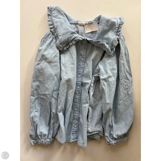 Top Long Sleeve By Levis In Blue, Size: M