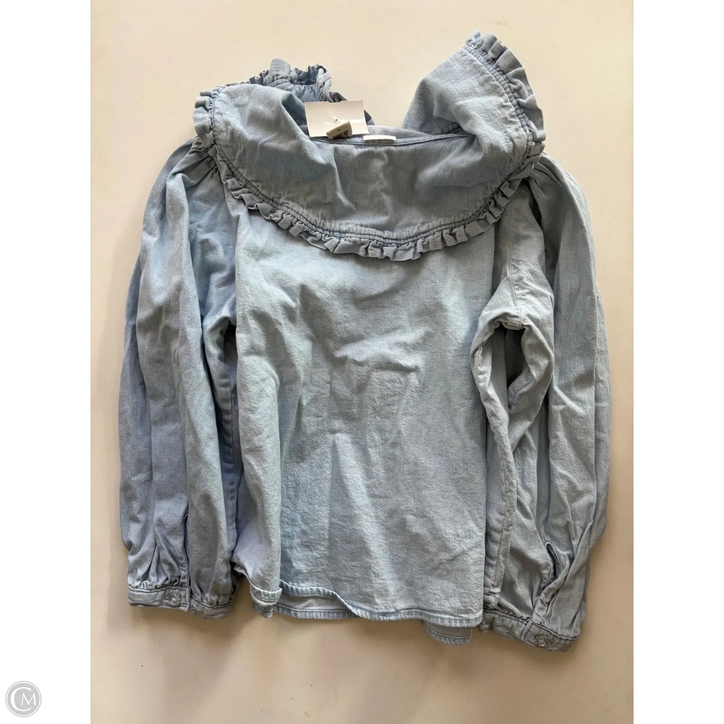 Top Long Sleeve By Levis In Blue, Size: M