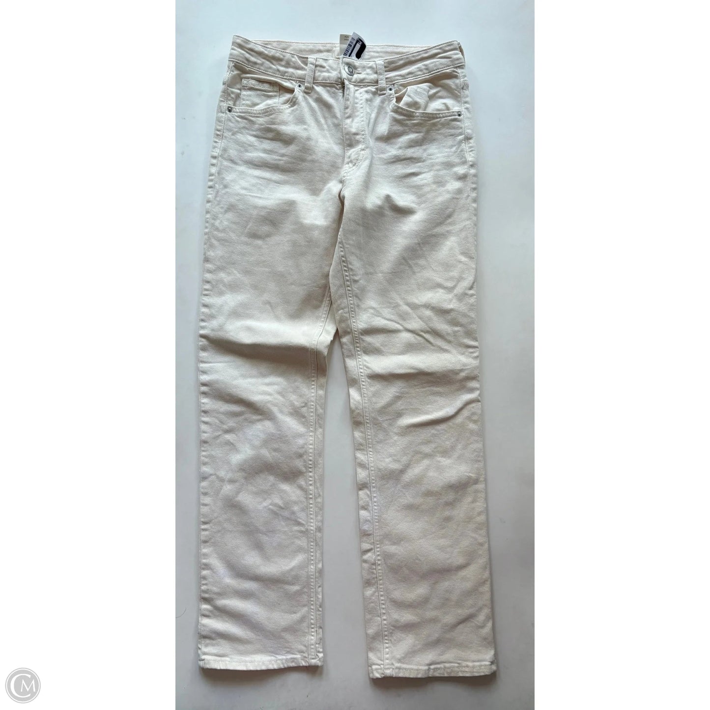 Jeans Straight By Divided In Cream, Size: 8