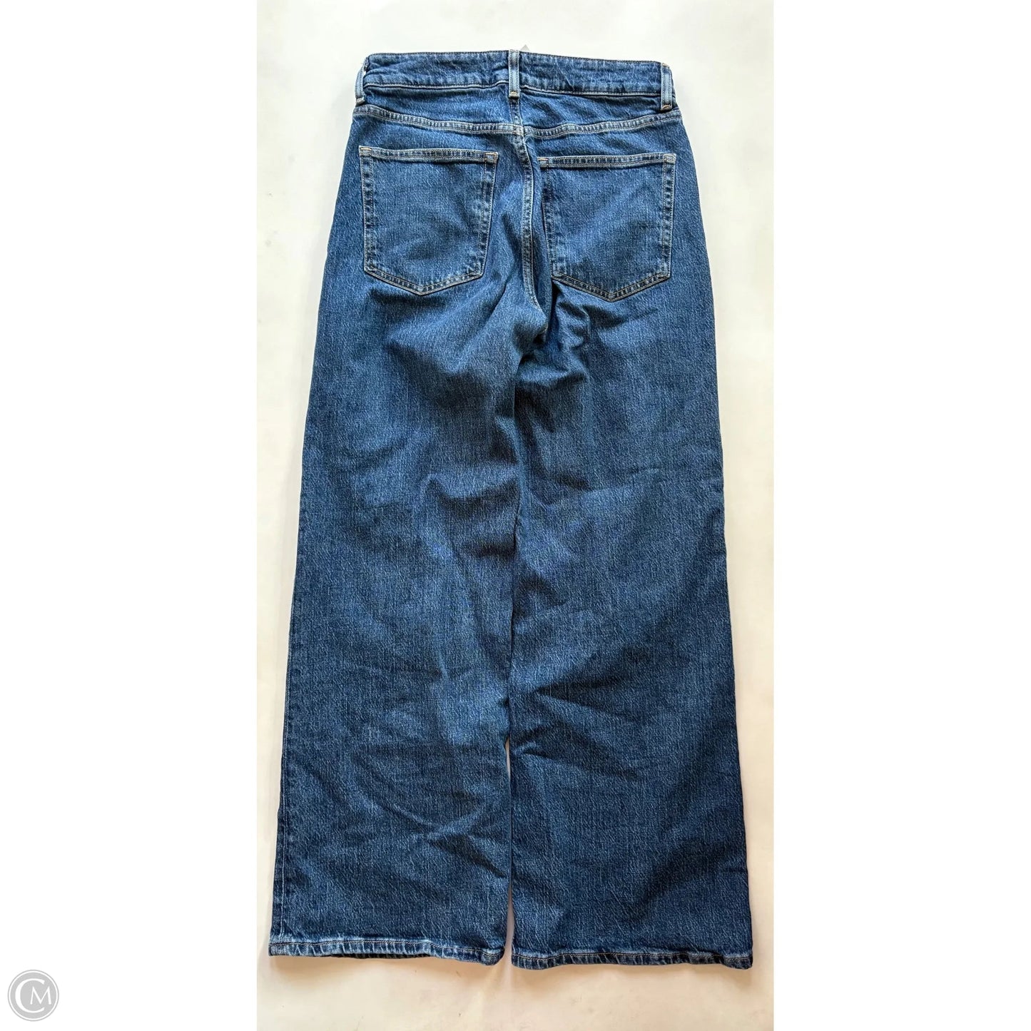 Jeans Wide Leg By H&m In Blue, Size: 8
