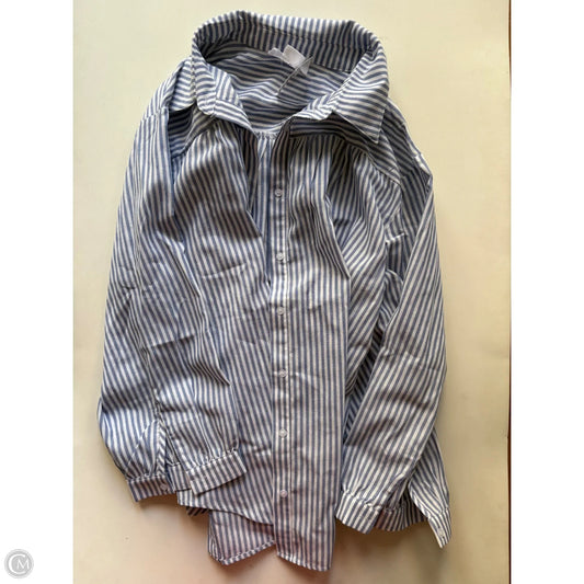Top Long Sleeve By Chicsoul In Striped Pattern, Size: 1x