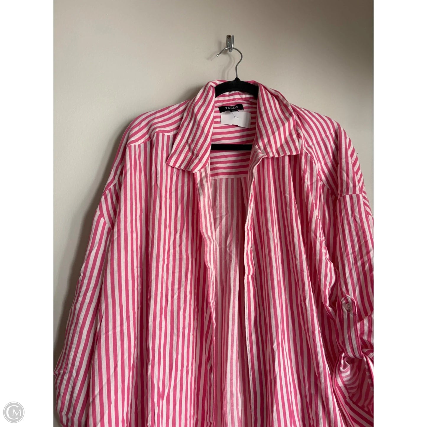 Dress Casual Midi By Torrid In Striped Pattern, Size: 3x