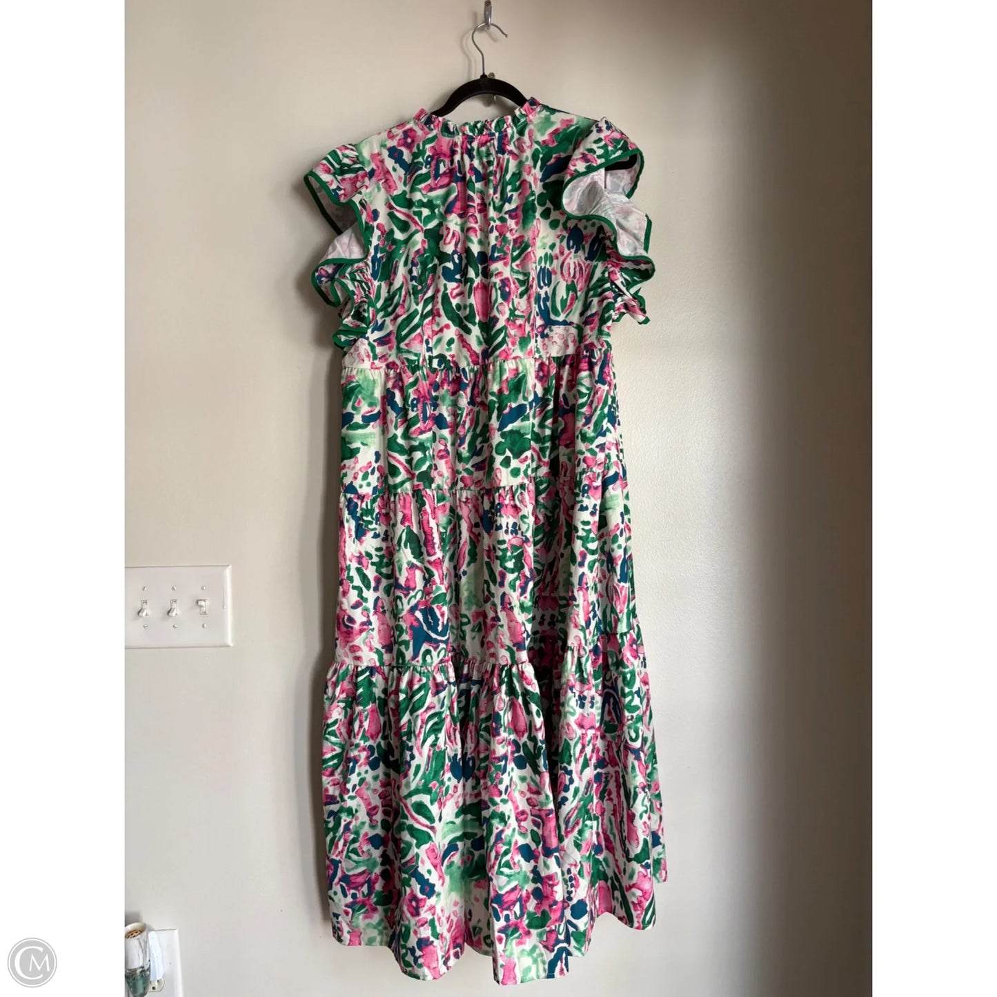Dress Casual Maxi By Chicsoul In Green, Size: 1x