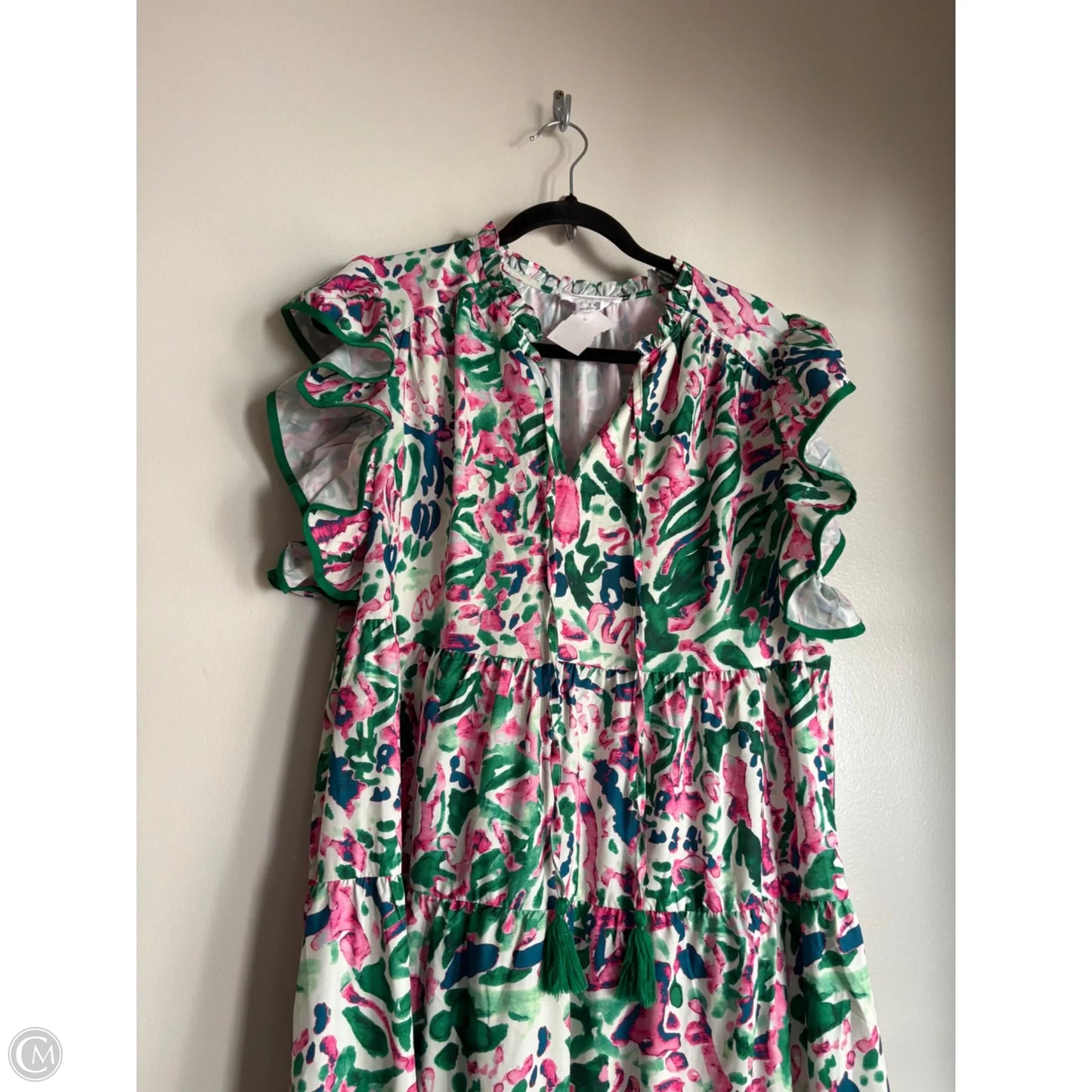 Dress Casual Maxi By Chicsoul In Green, Size: 1x