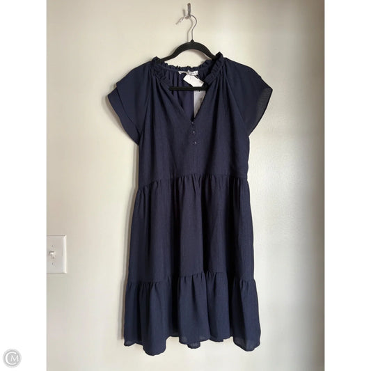 Dress Casual Midi By Joy Joy In Blue, Size: M