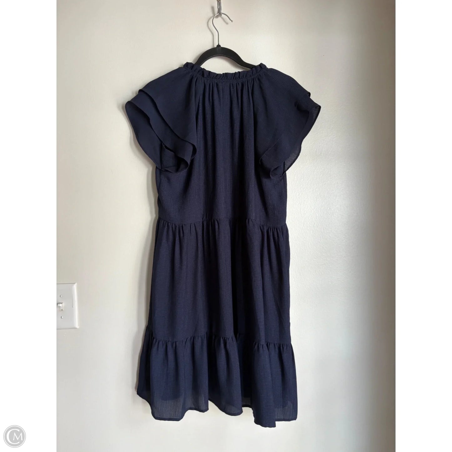 Dress Casual Midi By Joy Joy In Blue, Size: M