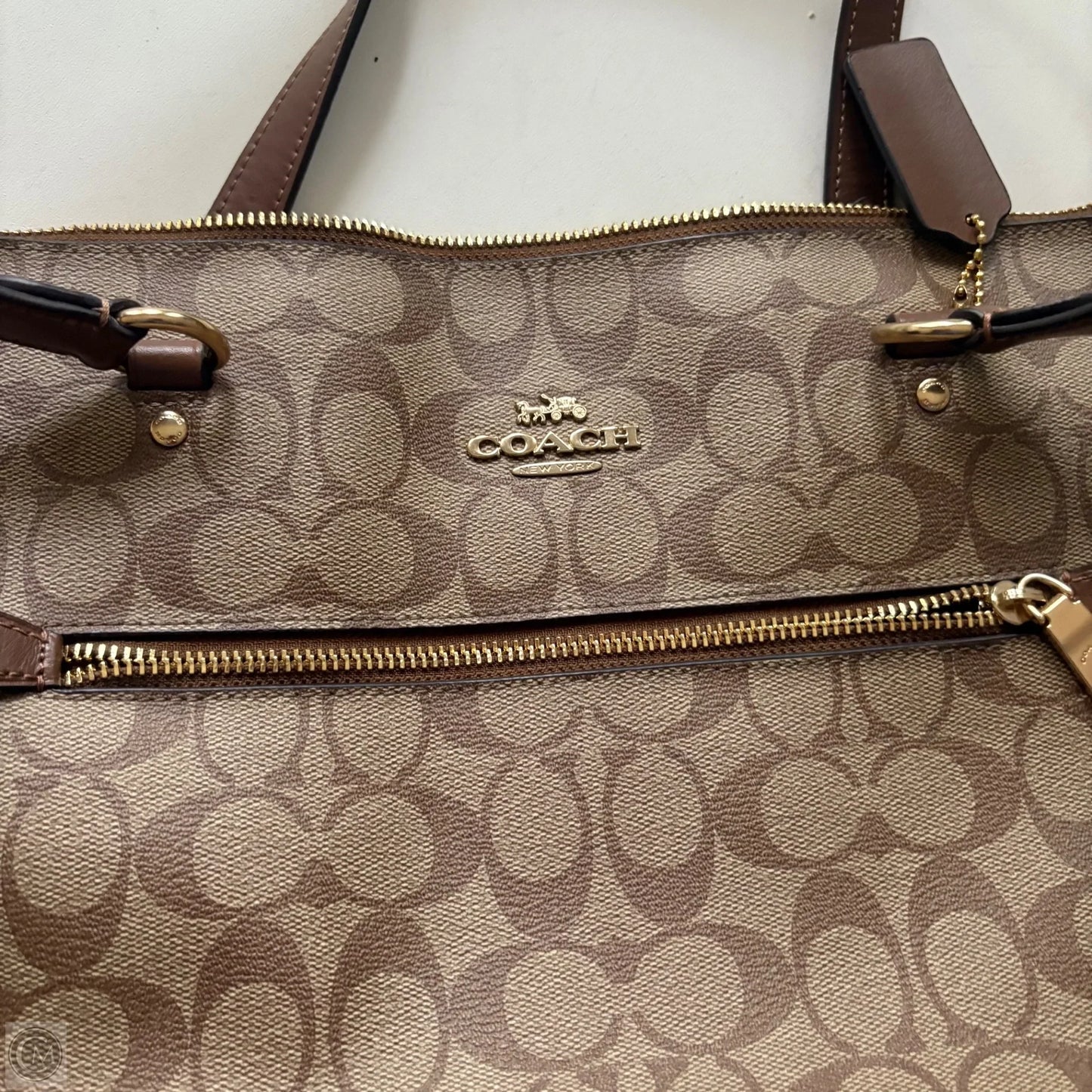 Handbag Designer By Coach, Size: Large