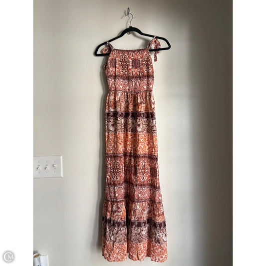 Dress Casual Maxi By Maurices In Multi-colored, Size: Xs