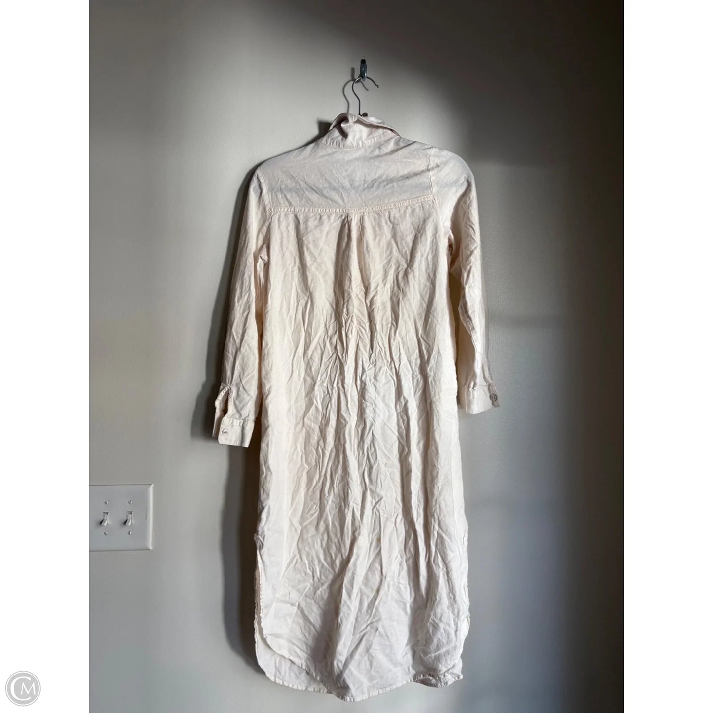 Dress Casual Maxi By Old Navy In Cream, Size: Xs