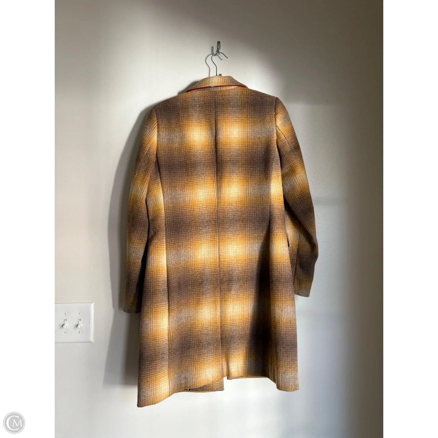 Coat Peacoat By Tommy Hilfiger In Yellow, Size: S