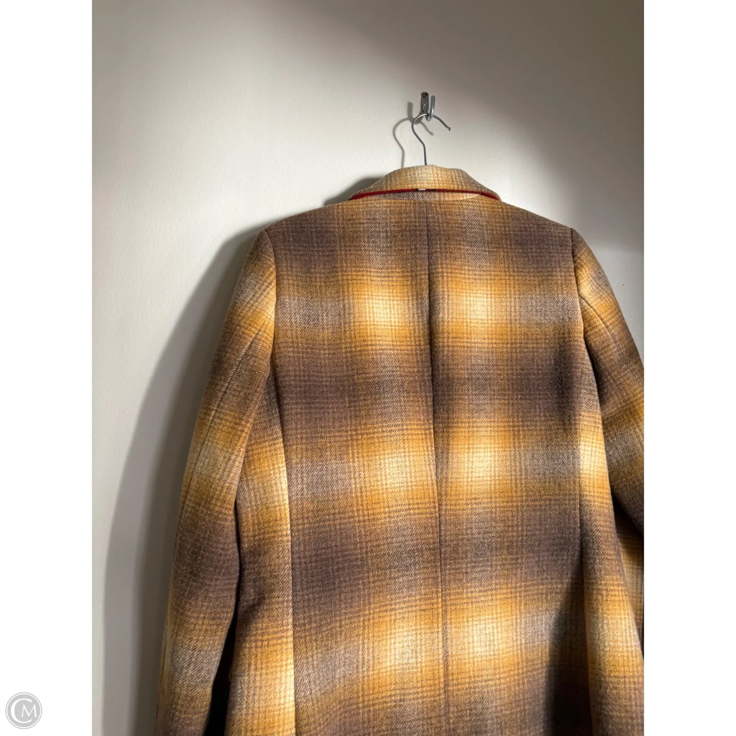 Coat Peacoat By Tommy Hilfiger In Yellow, Size: S