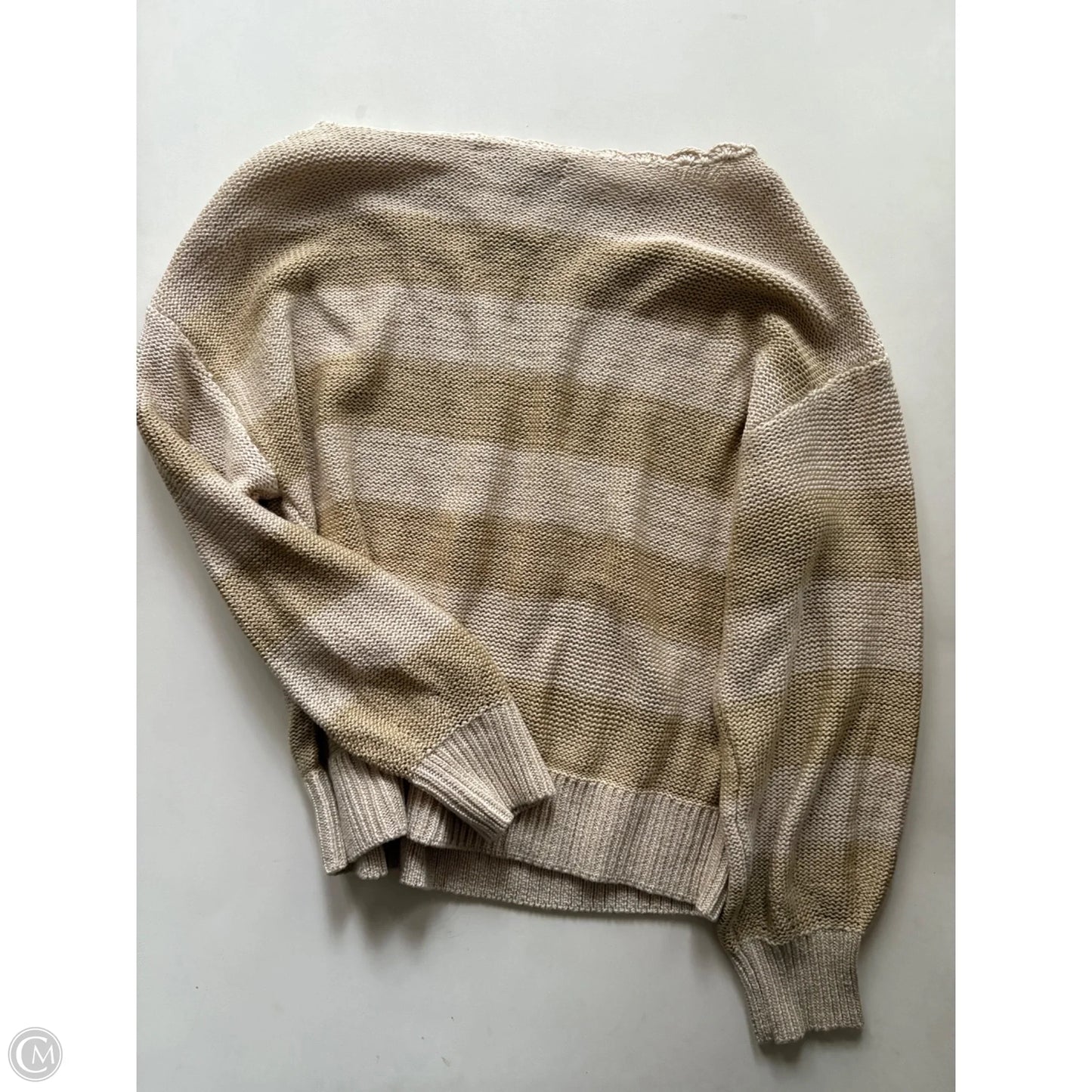 Sweater By Loft In Cream, Size: S
