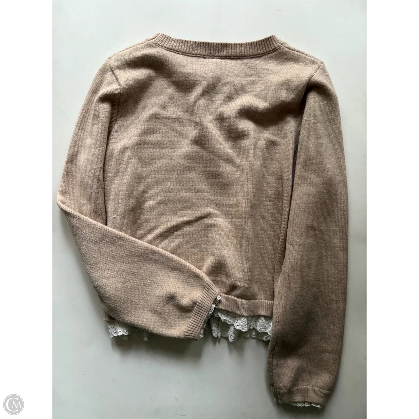 Sweater By Tcec In Tan, Size: L