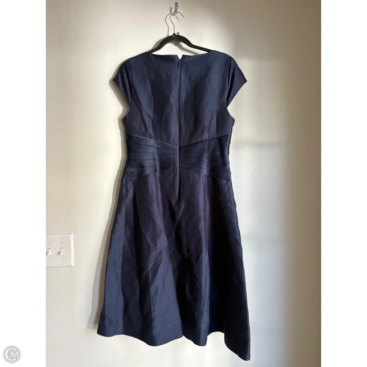 Dress Designer By Halston In Navy, Size: M