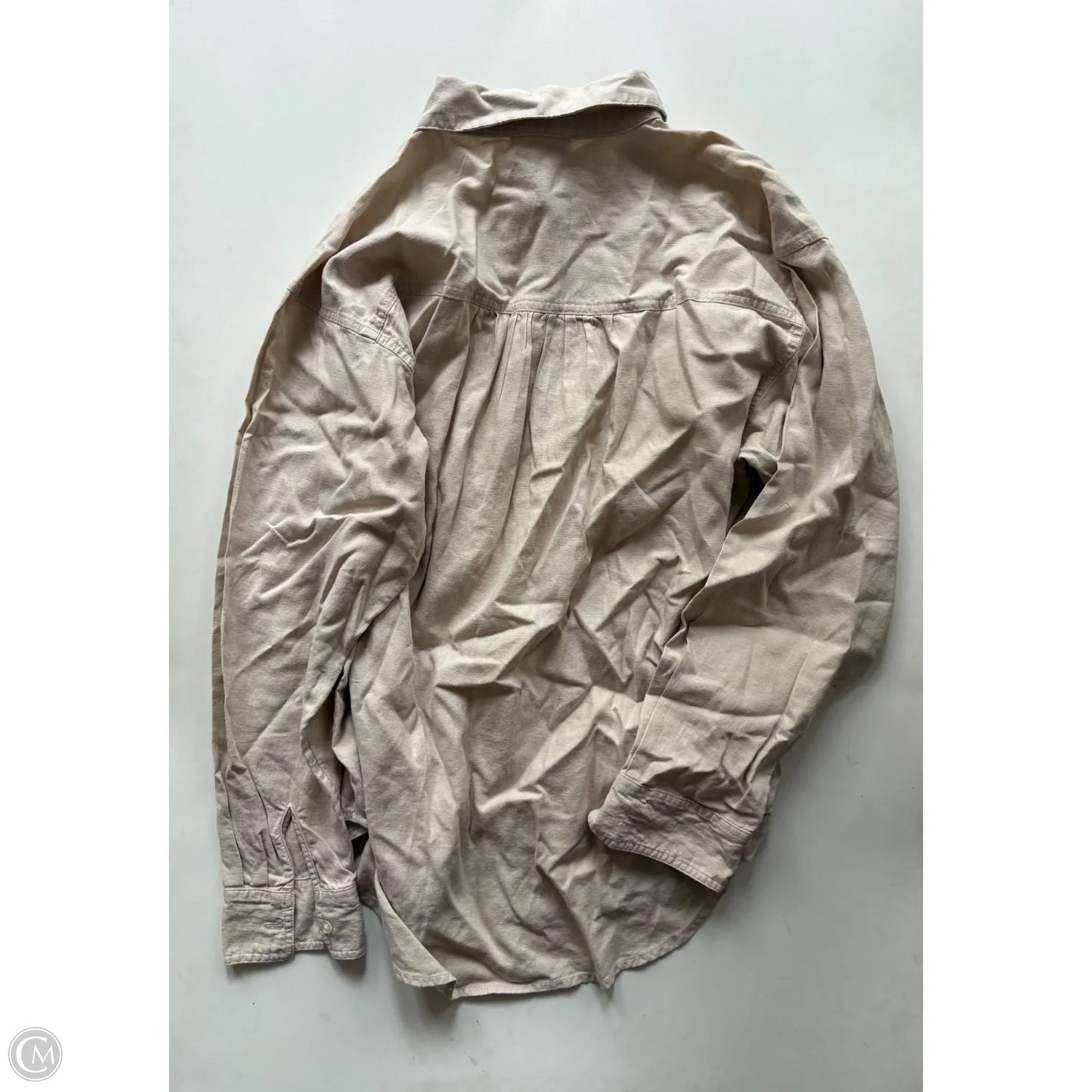 Top Long Sleeve By Loft In Cream, Size: S