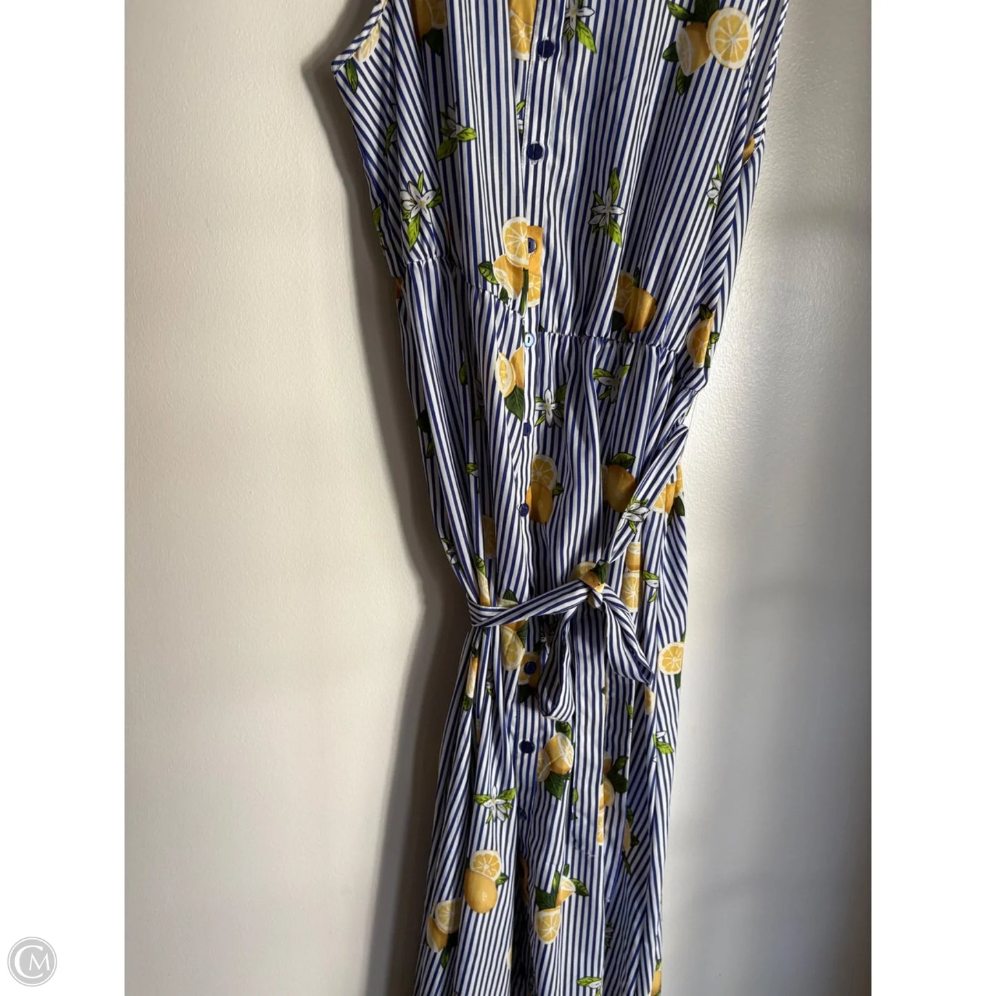 Dress Casual Maxi By Mlle Gabrielle In Striped Pattern, Size: 2x