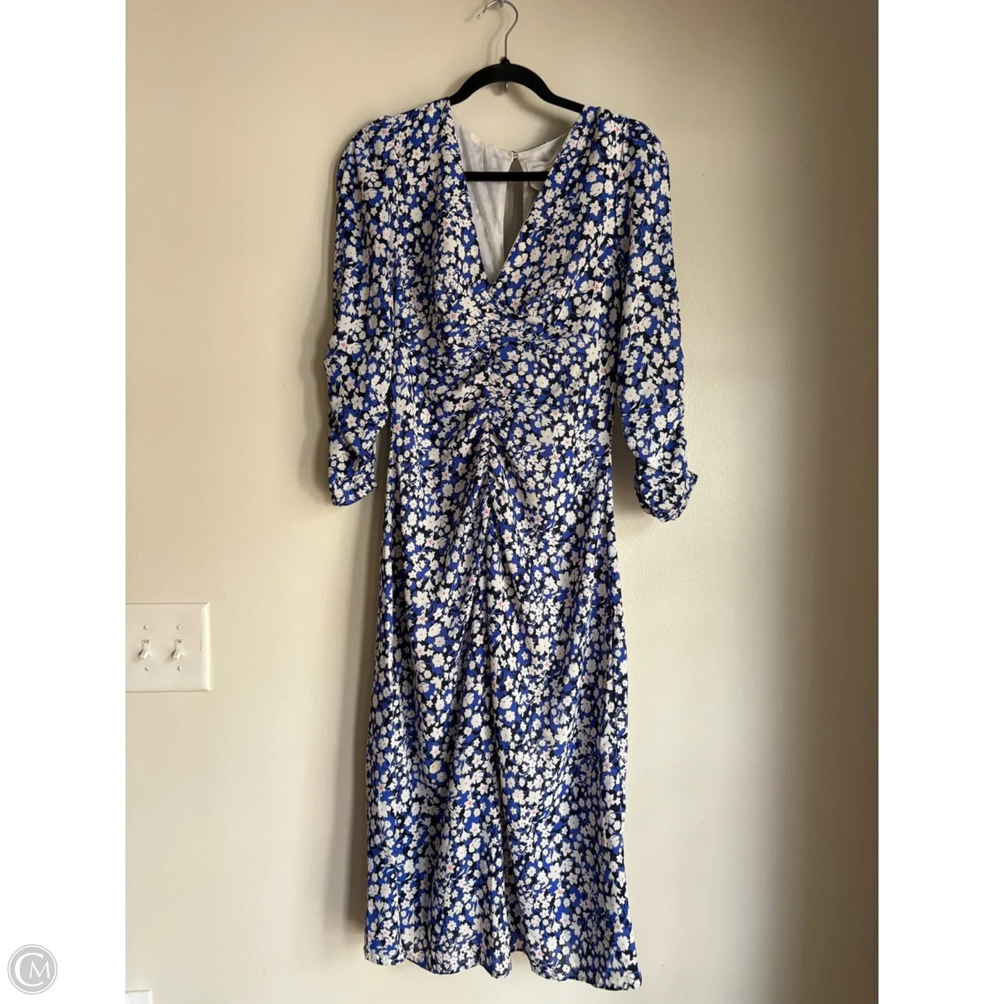 Dress Casual Maxi By Marc Angelo In Blue, Size: L