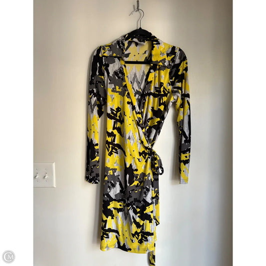 Dress Work By Bcbg In Black & Yellow, Size: L