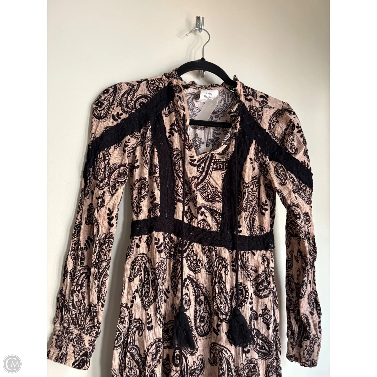 Dress Casual Midi By Knox Rose In Brown, Size: Xs