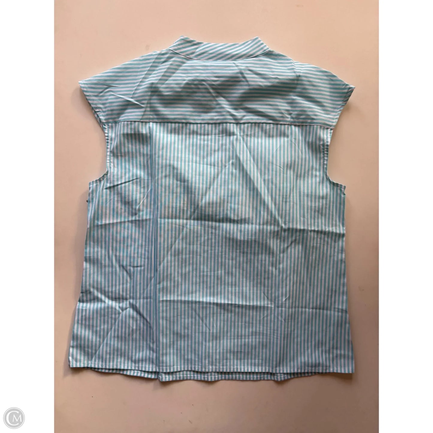 Top Short Sleeve By Liz Claiborne In Striped Pattern, Size: Xs