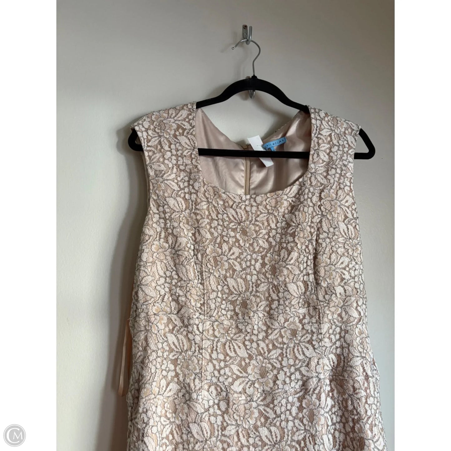Dress Work By Antonio Melani In Cream, Size: L