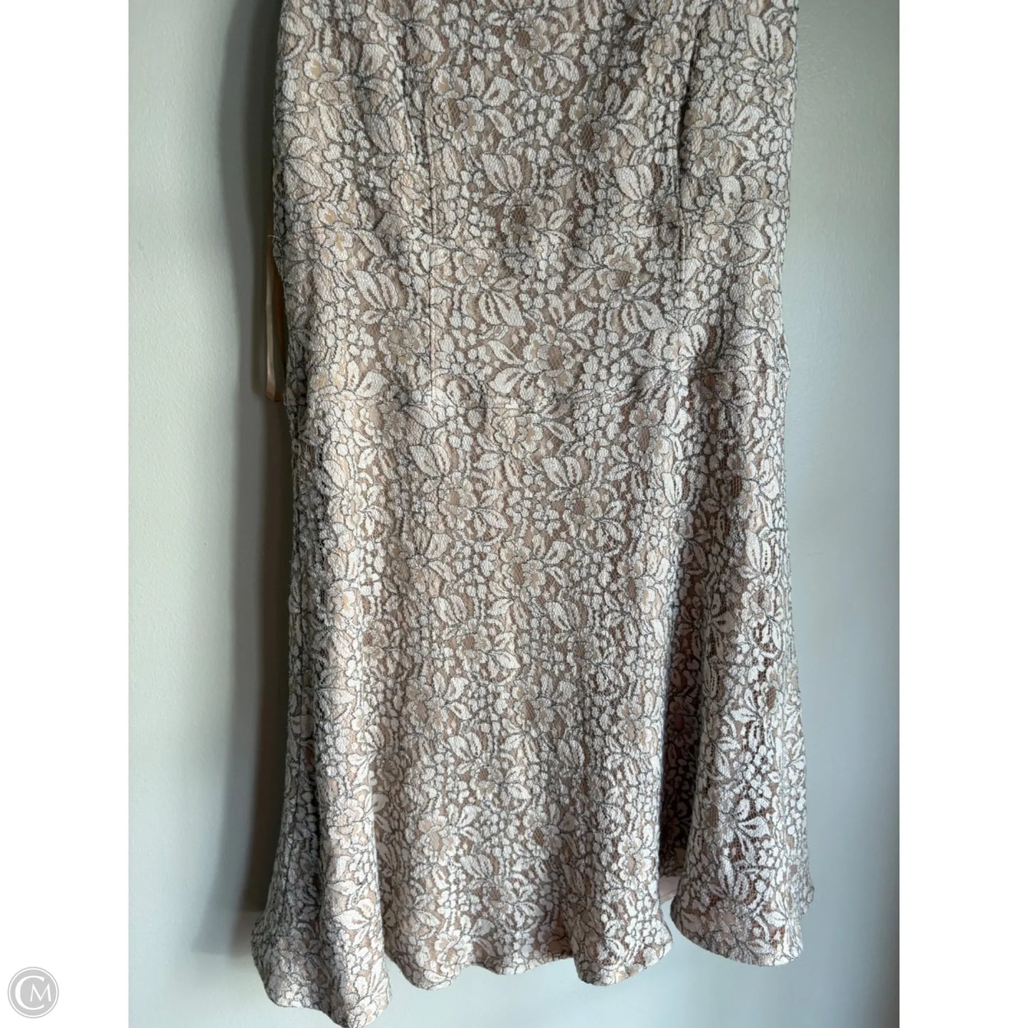 Dress Work By Antonio Melani In Cream, Size: L