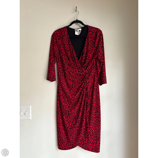 Dress Work By London Times In Red, Size: L