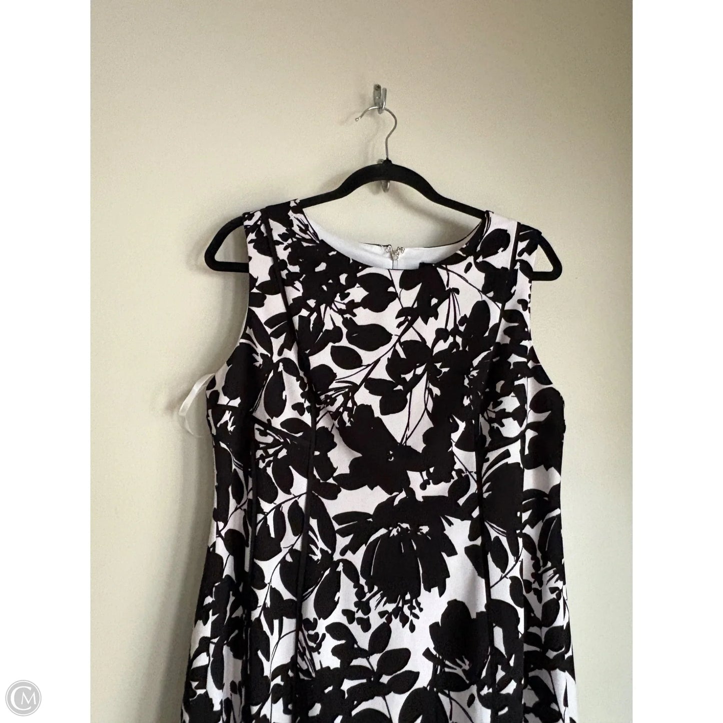 Dress Work By Tommy Hilfiger In Black & White, Size: L