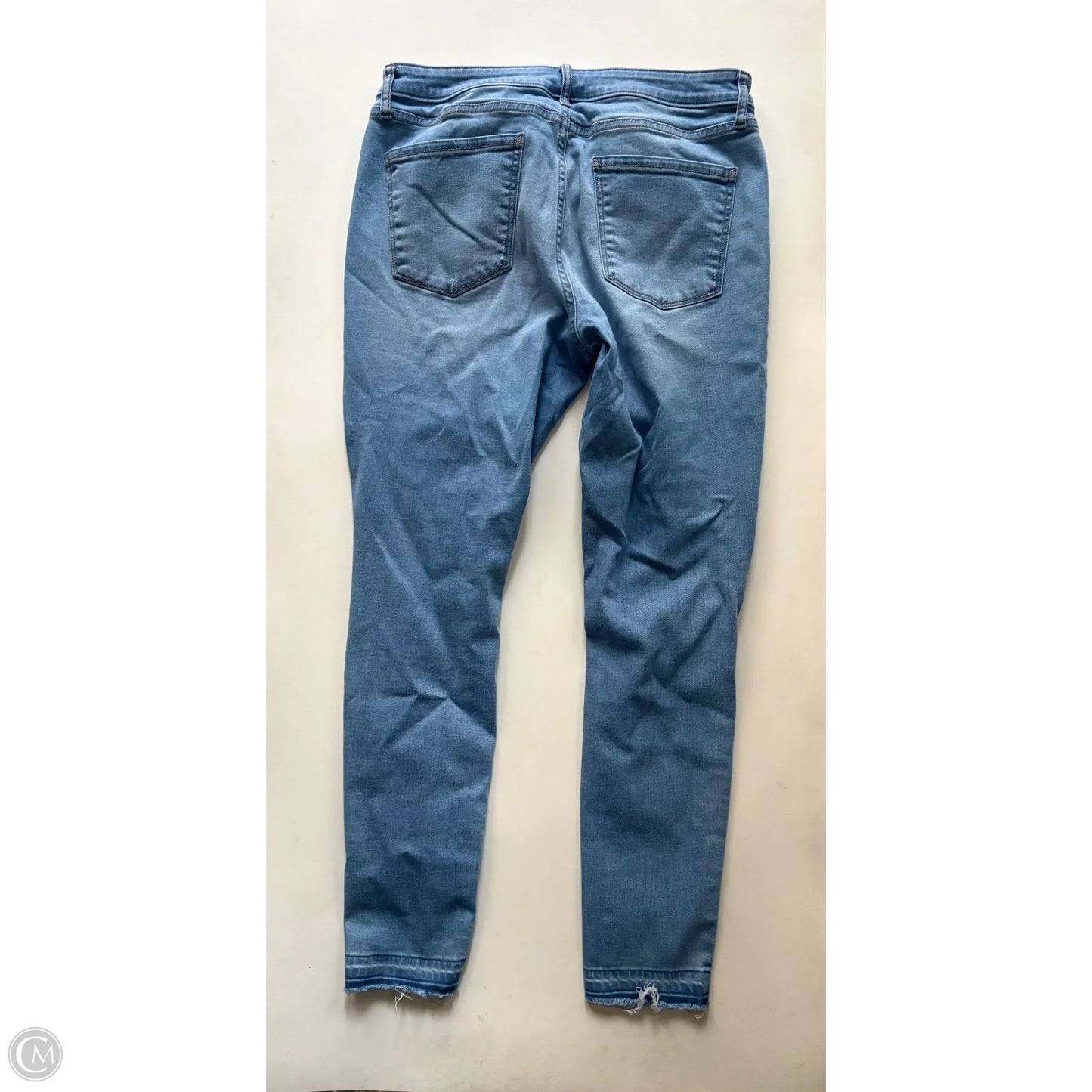Jeans Straight By Ana In Blue, Size: 12