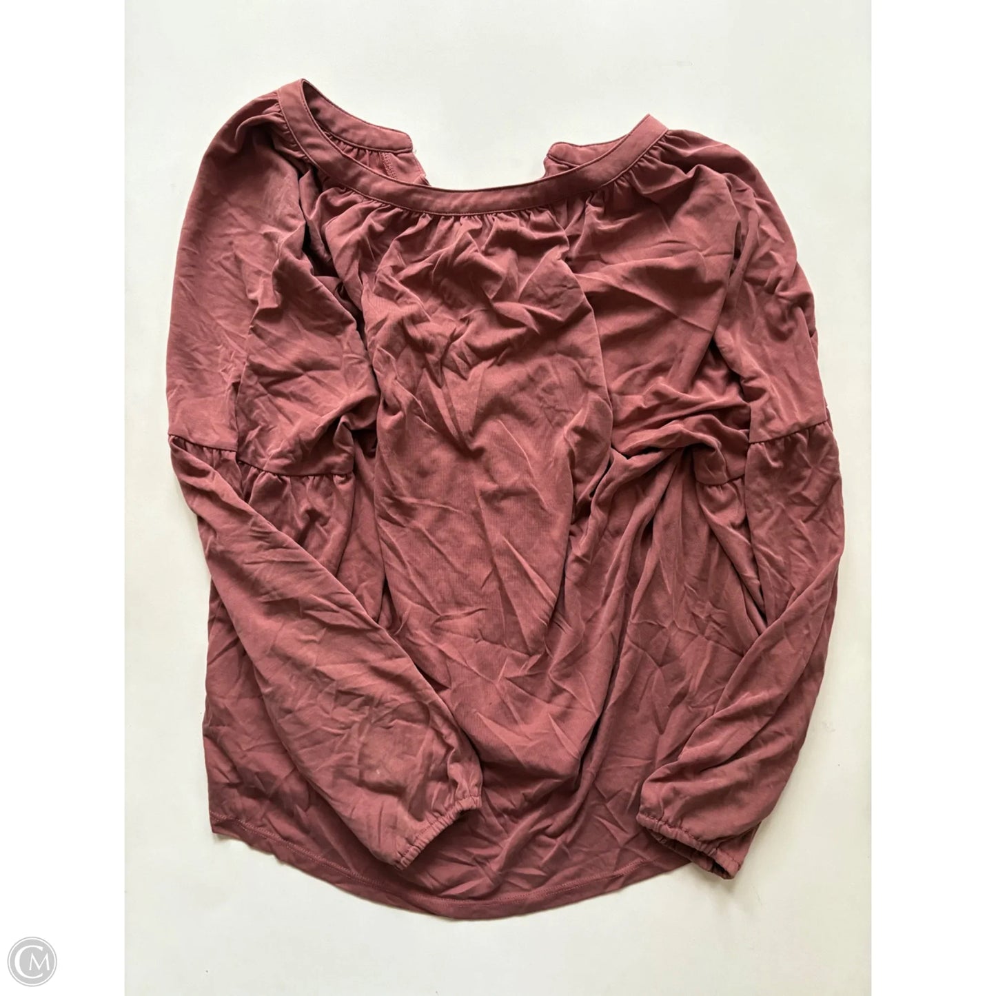 Top Long Sleeve By Lucky Brand In Brown, Size: L