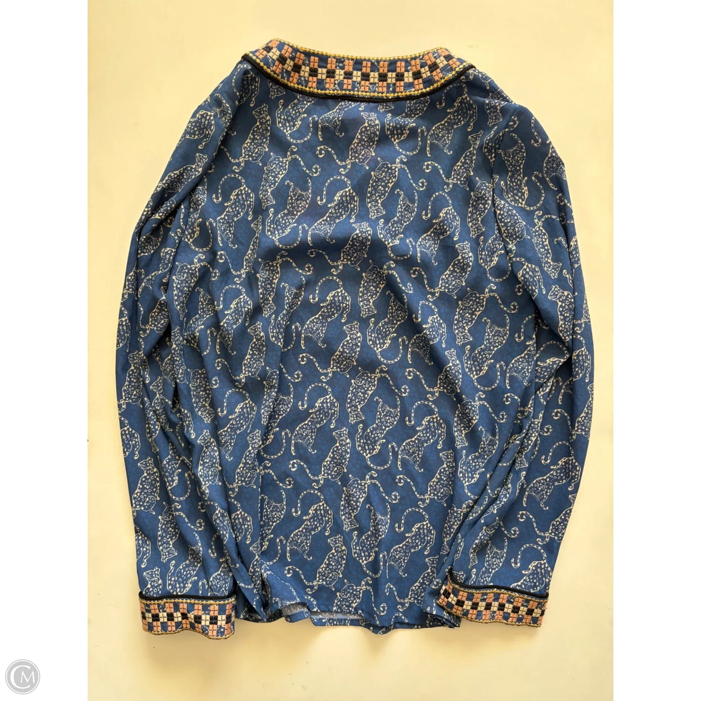 Blouse Designer By Lilly Pulitzer In Blue, Size: S