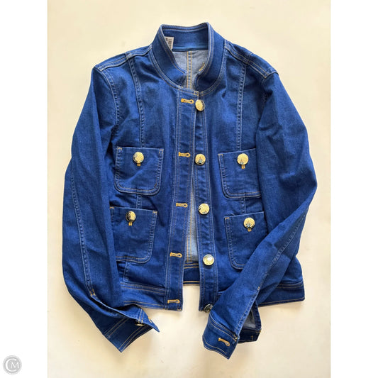 Jacket Designer By Lilly Pulitzer In Blue, Size: Xs