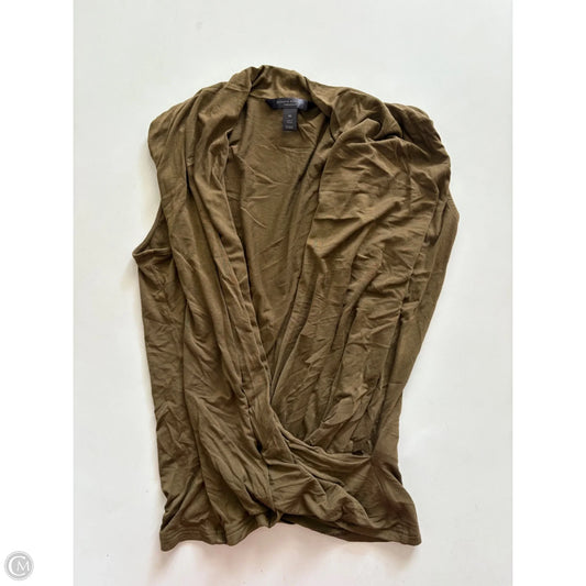 Blouse Sleeveless By Banana Republic In Green, Size: M