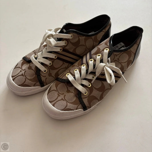 Shoes Designer By Coach In Brown, Size: 9.5