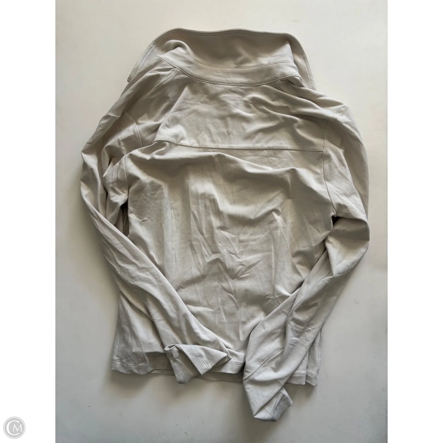 Top Long Sleeve By Cabi In Cream, Size: M