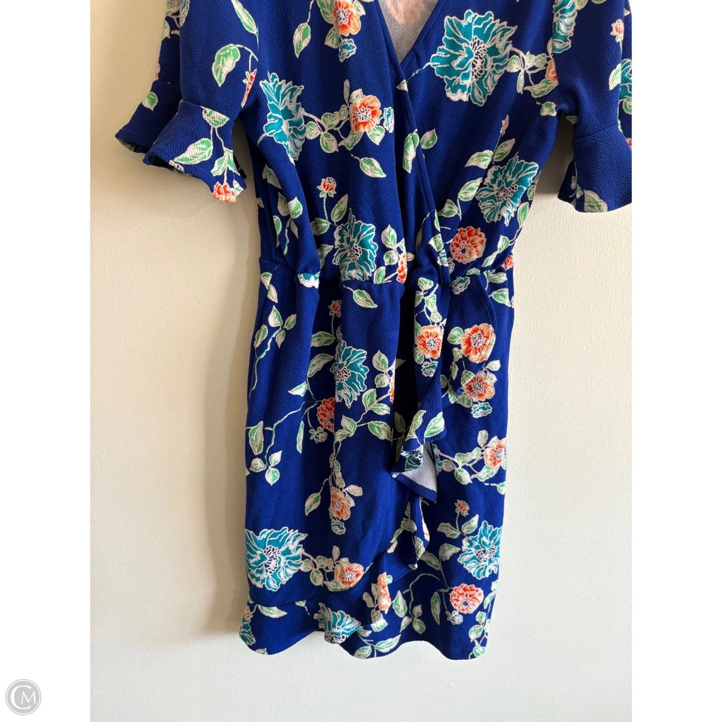 Dress Casual Midi By Pleione In Floral Print, Size: L