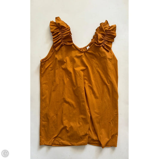 Top Sleeveless By Zenana Outfitters In Orange, Size: Xl