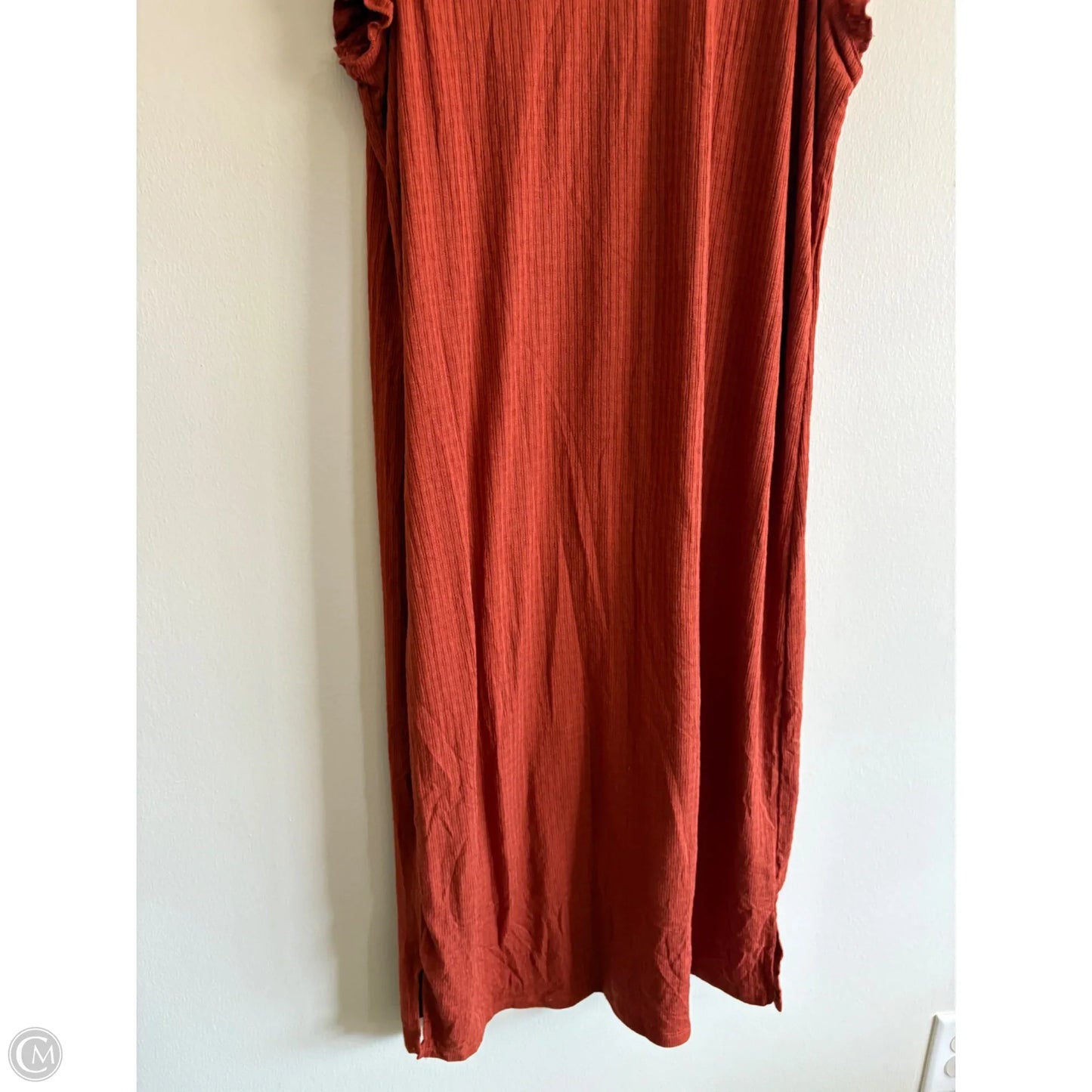 Dress Casual Maxi By Maurices In Orange, Size: Xl