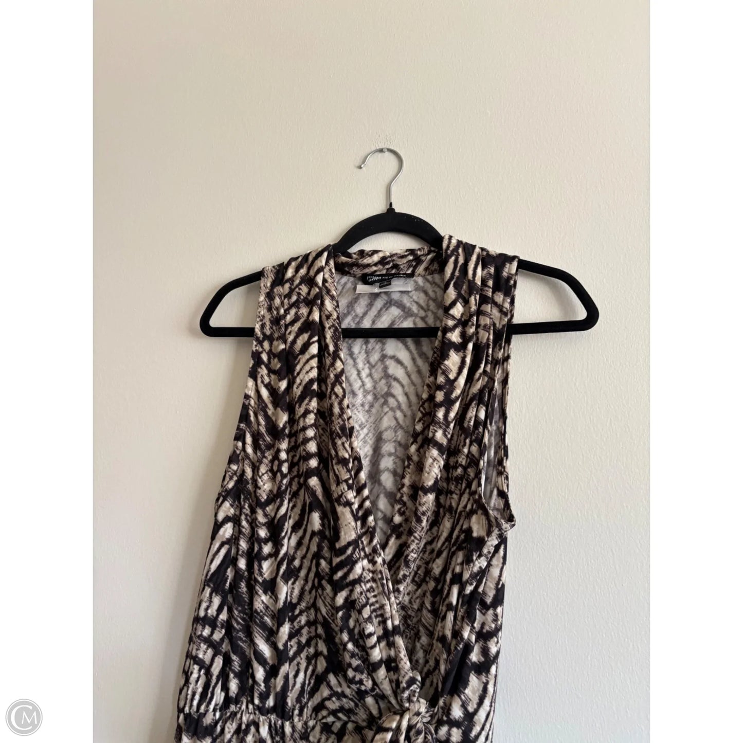 Dress Casual Midi By Jones New York In Brown, Size: L