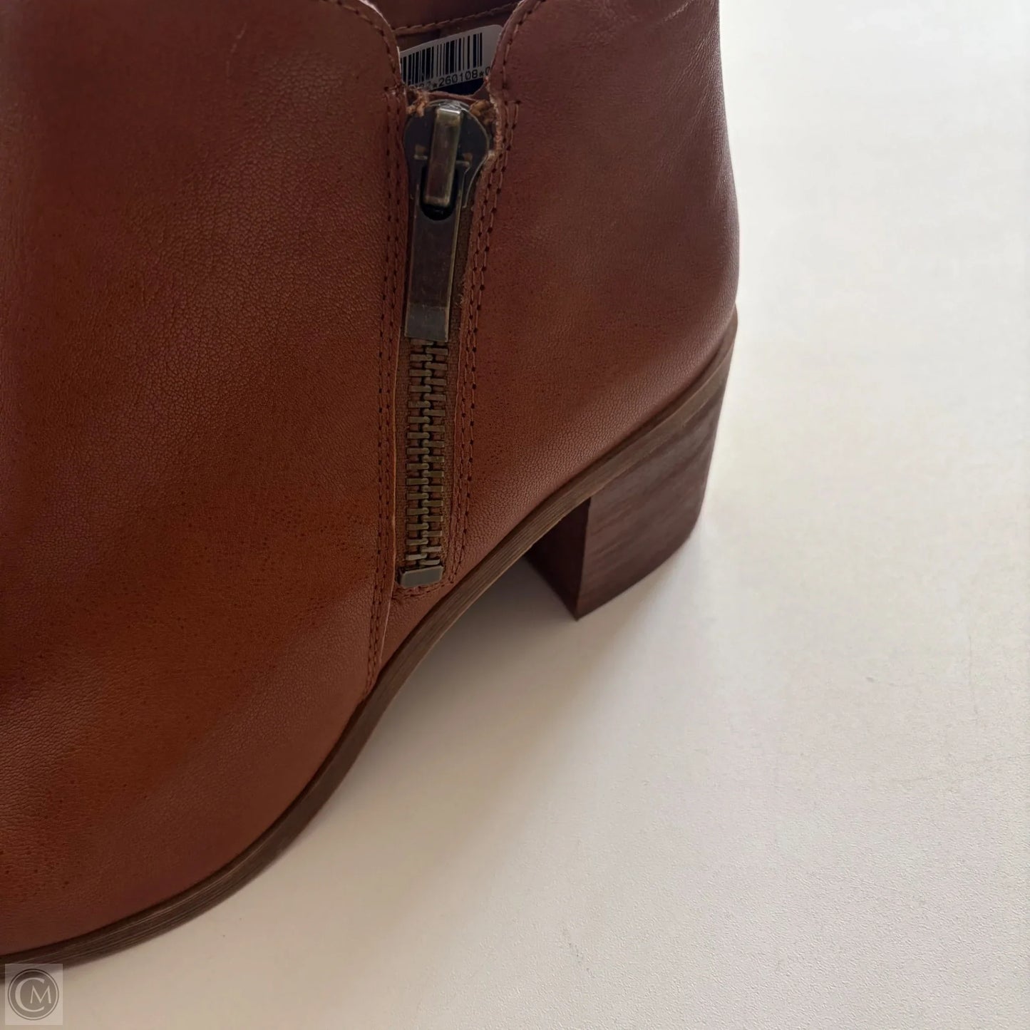 Boots Ankle Heels By Franco Sarto In Brown, Size: 10