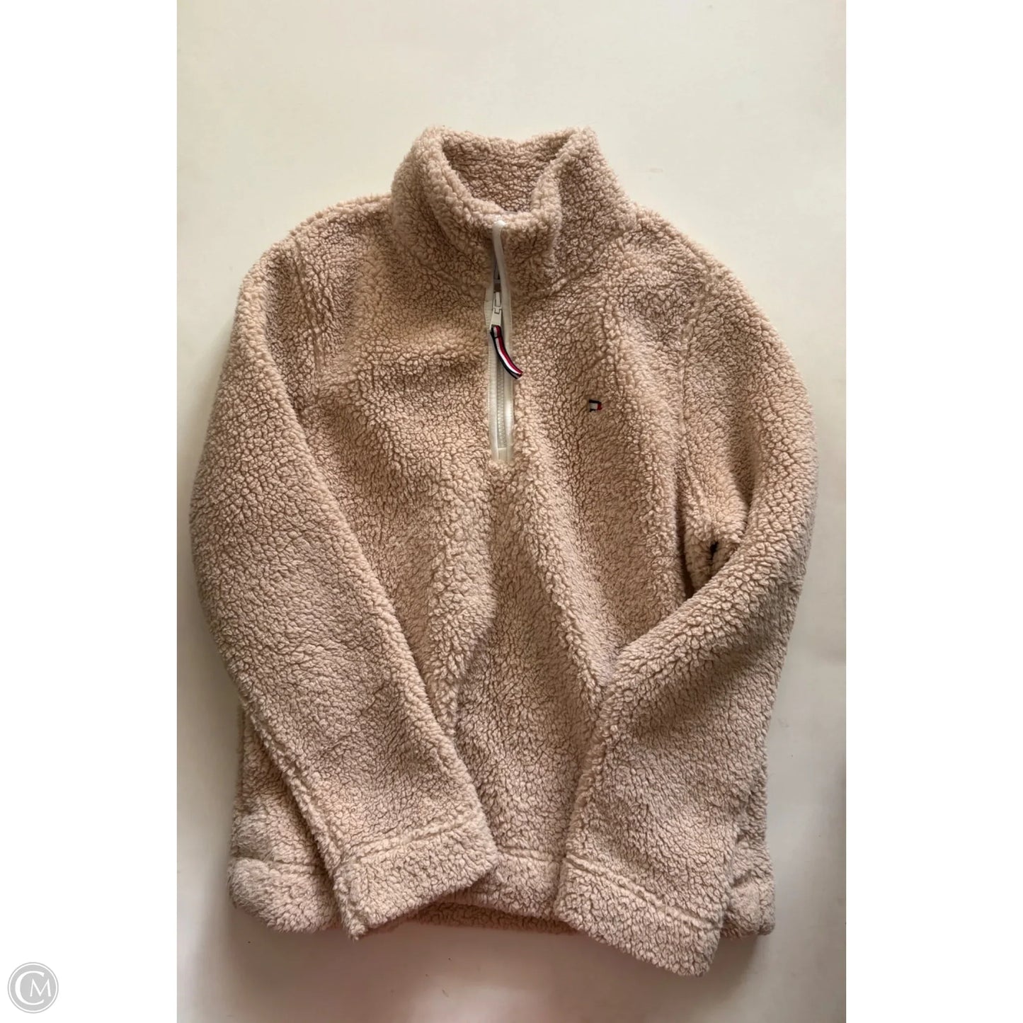 Jacket Faux Fur & Sherpa By Tommy Hilfiger In Brown, Size: M