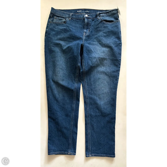 Jeans Boyfriend By Old Navy In Blue, Size: 14
