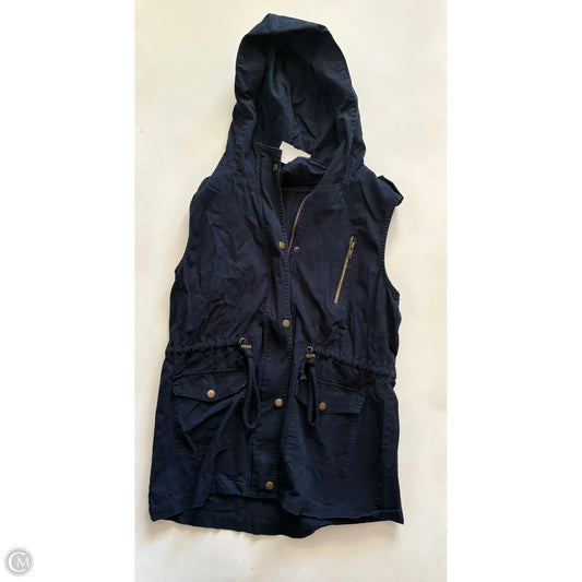 Jacket Moto By Zenana Outfitters In Navy, Size: M