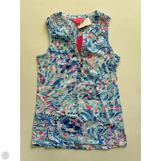 Tank Top Designer By Lilly Pulitzer In Multi-colored, Size: Xxs