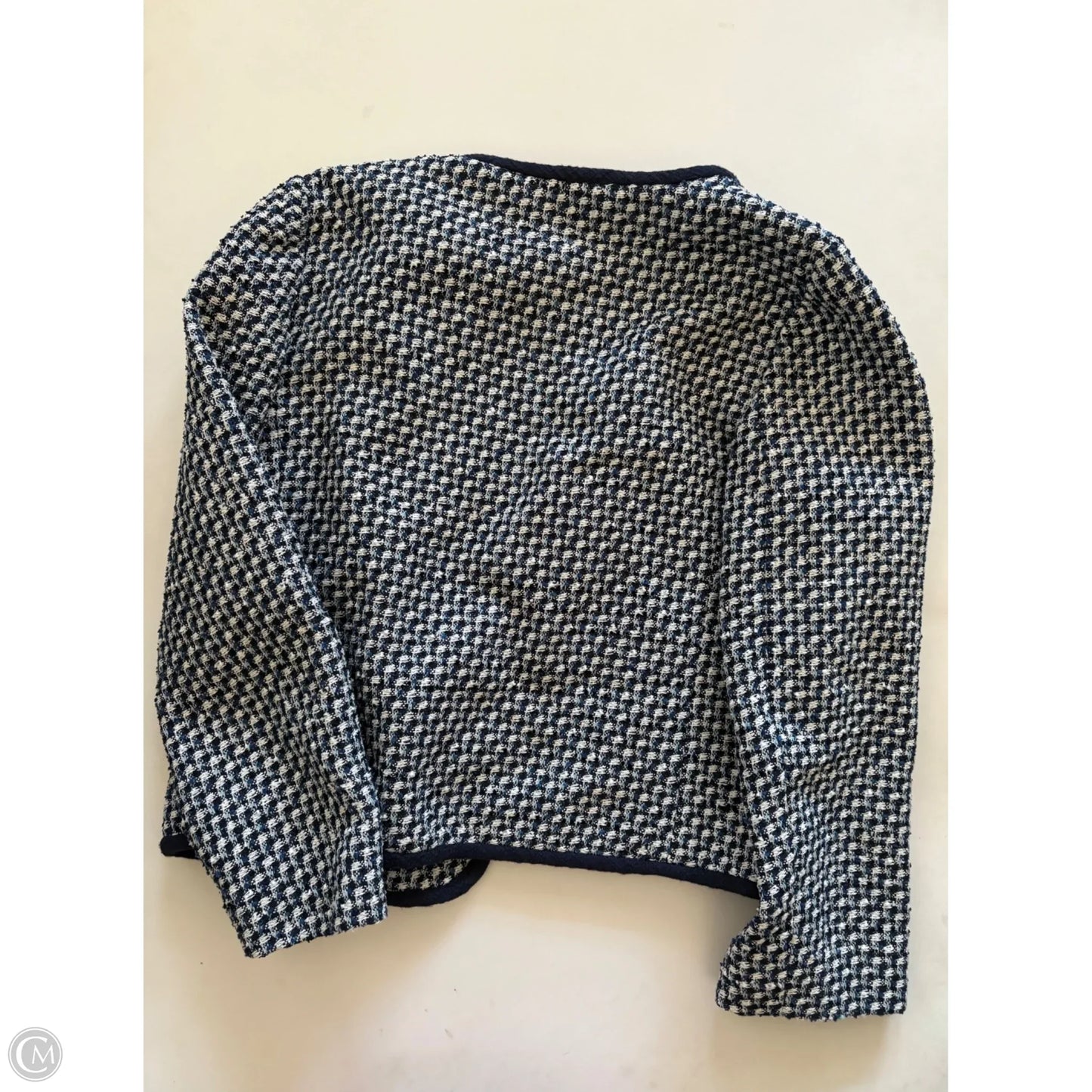 Blazer Designer By Kate Spade In Blue, Size: Xs