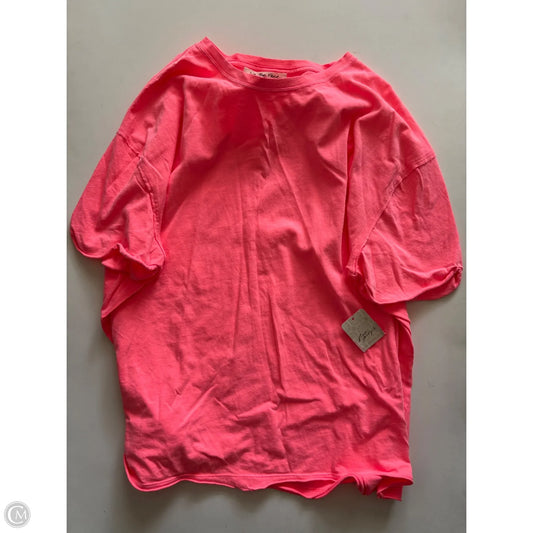 Top Short Sleeve By We The Free In Pink, Size: M