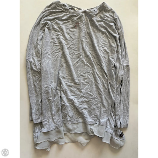 Top Long Sleeve By Matilda Jane In Grey, Size: 2x