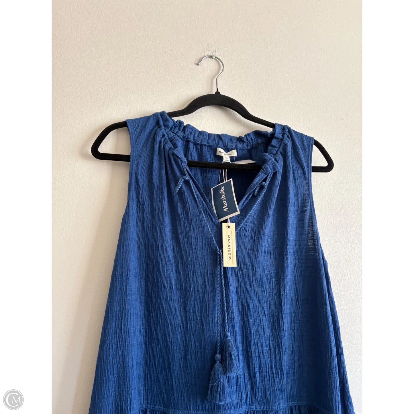 Dress Casual Maxi By Max Studio In Blue, Size: L