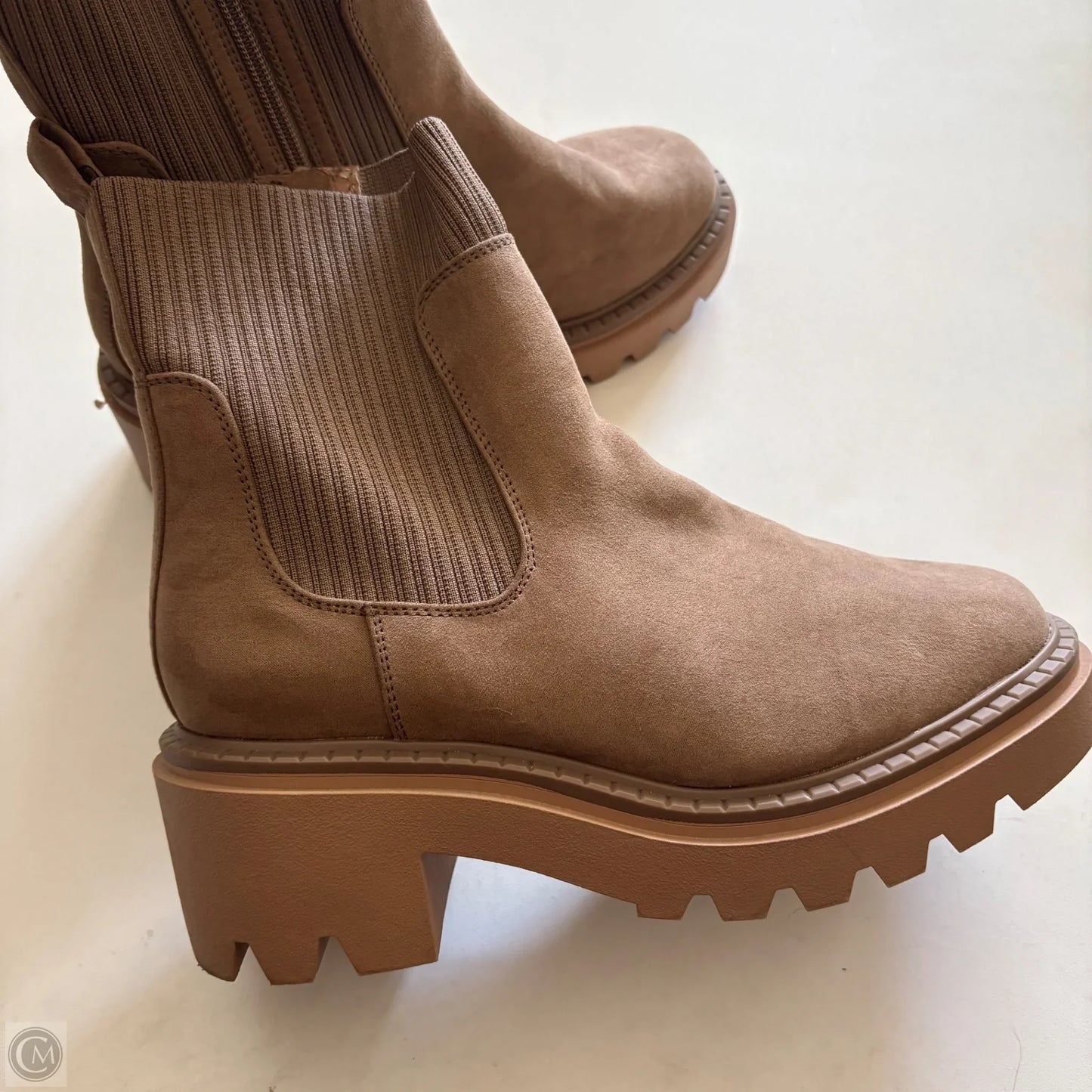 Boots Ankle Heels By Universal Thread In Brown, Size: 10