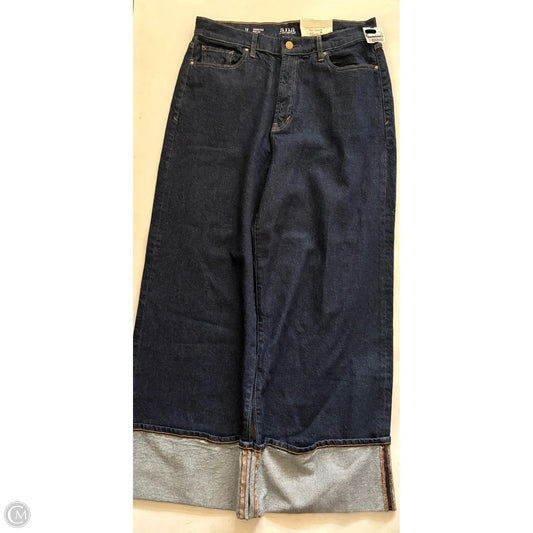 Jeans Wide Leg By Ana In Blue, Size: 14